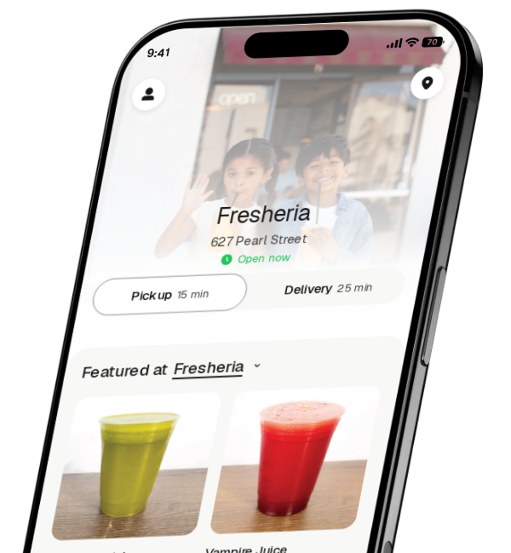 Fresheria app preview