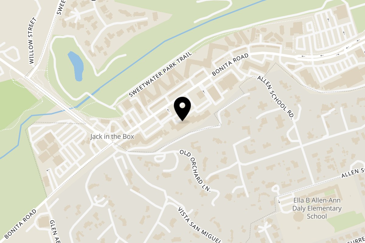Map showing the location of Fresheria Bonita on 4102 Bonita Rd in Bonita